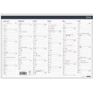 PLATEKALENDER ELEGANT GRIEG 2026 A4