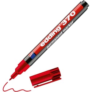 MERKEPENN EDDING 370 RUND RØD