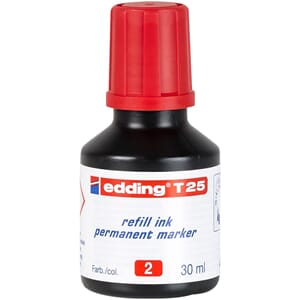 REFILL EDDING T25 PERMAN. MERKEPENN RØD