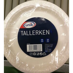 PAPPTALLERKEN 18CM UNIK (50)