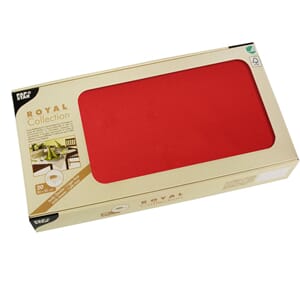 SNIPPDUK PAPSTAR ROYAL RØD 80X80CM(20)