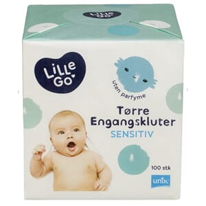 ENGANGSKLUTER TØRRE SENSITIV LILLEGO(100)