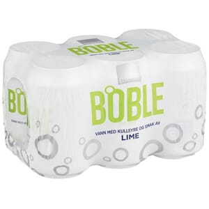 Boble Vann Lime 0,33L x 6 bokser