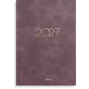 Dagbok GRIEG Libra Colore 2027 burgunder