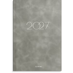 Lommekal GRIEG Gemini 2027 Colore grå