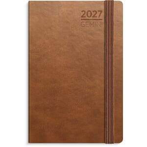 Lommekal GRIEG Gemini 2027 Lite brun