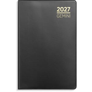 Lommekal GRIEG Gemini 2027 plast sort