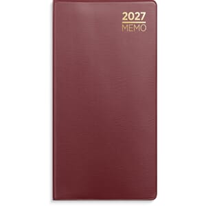 Lommekalender GRIEG Memo 2027 plast burg