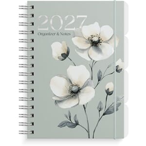 Organizer og Notes GRIEG A5 2027 Anemone