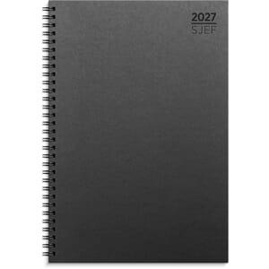 Sjefskalender GRIEG A4 spiral 2027 sort