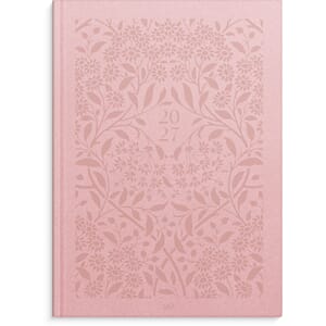 Sjefskalender GRIEG A5 imit. 2027 rosa