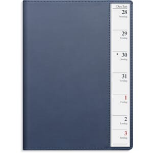 Ukekalender GRIEG Scorpio A5 2027 blå