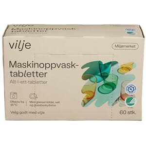 MASKINOPPVASK VILJE TABLETTER  (60)