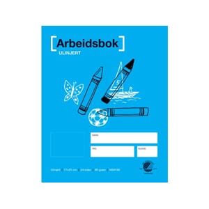ARBEIDSBOK 17X21 80G ULINJERT