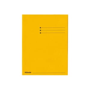 KLAFFMAPPE ESSELTE A4 KRT 3 KLAFF GUL