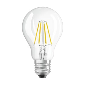 LED Lyspære CL A E27 470 lm/ 40w, 2700 K, DIMBAR 15000T