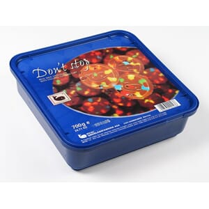 SJOKOLADE HVAL FARGEPLETTER 700G