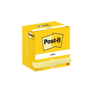 NOTATBLOKK POST-IT 76X127MM GUL(12)