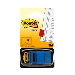 Index Post-It 680 bred blå
