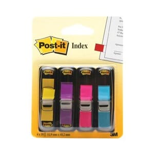 INDEX POST-IT 683 SMAL ASS 4 NEONFARGER