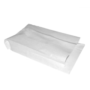 PAPIRPOSE BAKER M/VINDU 3KG NØYTRAL(500)