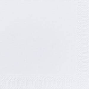 SERVIETT DUNI 1L33CM HVIT (500)