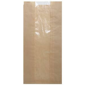 BRØDPOSE M/VINDU NATUR 370X170X60MM(500)