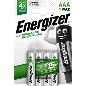 BATTERI ENERGIZER POWERPLUS AAA/NH12 (4)