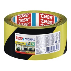 VARSELTAPE TESA 58133 GUL/SORT