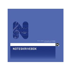 NOTESKRIVEBOK EMO 20X21CM 16BLAD6 LINJER