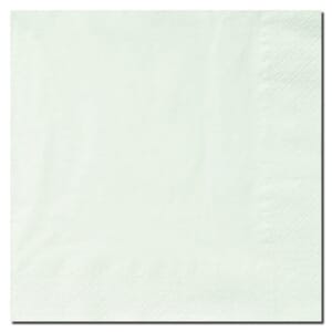 SERVIETT HVIT 12X12CM 2LAG (350)