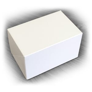 KAKEESKE HVIT 16X10X5X9,4CM KARTONAGE(240)