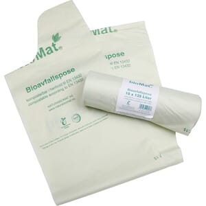 AVFALLSSEKK BIO 125L KOMPOSTERBAR BIOMAT(10)
