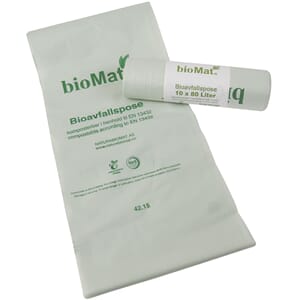 AVFALLSSEKK BIO 80L KOMPOSTERBAR BIOMAT(10)
