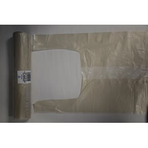 AVFALLSEKK M/HÅNDTAK KLAR 100L 40MY (20)