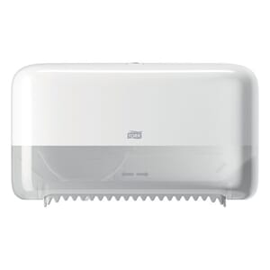 DISPENSER TORK TWIN TOALETTPAPIR T7 HVIT