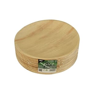 Tallerken Rund Palmeblad 23cm 25stk