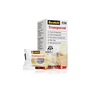 TAPE SCOTCH 550 19MMX33M TRANSPARENT