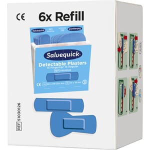 PLASTER DETECTABLE BLÅTT FINGER REFILL( 6x30)