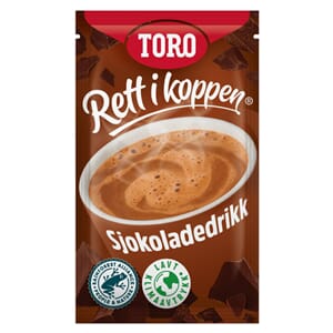 SJOKOLADEDRIKK POSE 32G RETT I KOPPEN