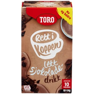SJOKOLADEDRIKK 10PK RETT I KOPPEN