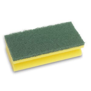 SKRUBBESVAMP GRØNN 10STK