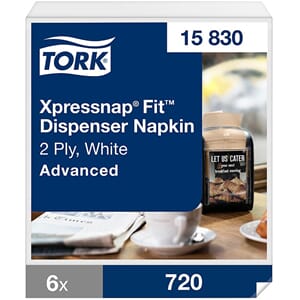 SERVIETT TORK XPRESSNAP N14 HVIT 720STK