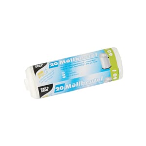 AVFALLSPOSE HVIT LDPE 60L 72X60CM (20)