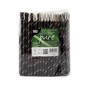 SUGERØR PAPP M/SKJE 8MMX20CM PAPSTAR(100)