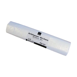 AVFALLSPOSE HVIT 60X60 HDPE 7MY 35L (50)