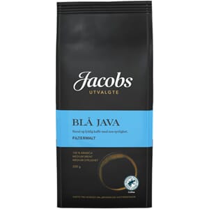 KAFFE BLÅ JAVA FILTERMALT JACOBS UTVALGTE200GR