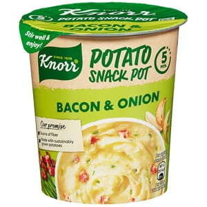 SNACK POT POTATO BACON&LØK KNORR