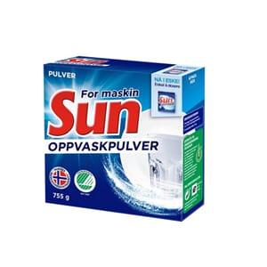 SUN MASKINOPPVASK PULVER 755GR
