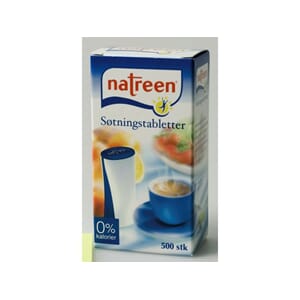 SØTNINGSMIDDEL NATREEN TABLETTER BORDDISPENSER (500)